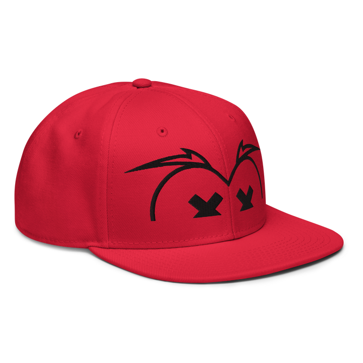 Cappellino snapback (baseball) GUFETTO BRAND OCCHI NERI