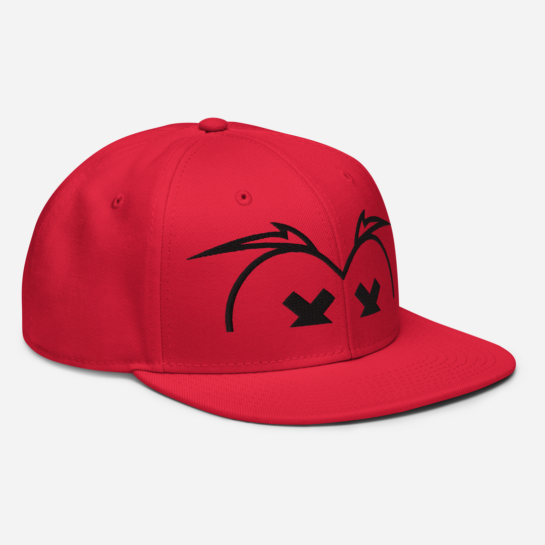 Cappellino snapback (baseball) GUFETTO BRAND OCCHI NERI