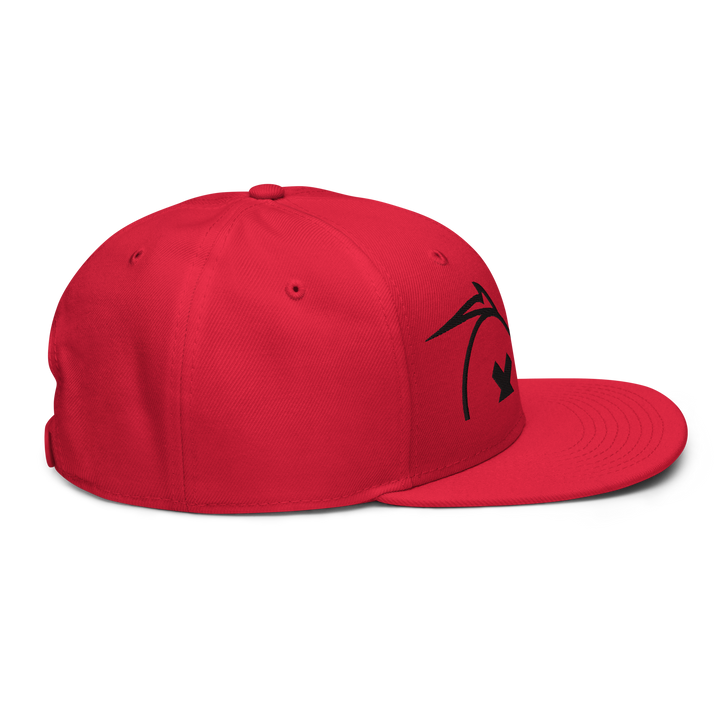 Cappellino snapback (baseball) GUFETTO BRAND OCCHI NERI