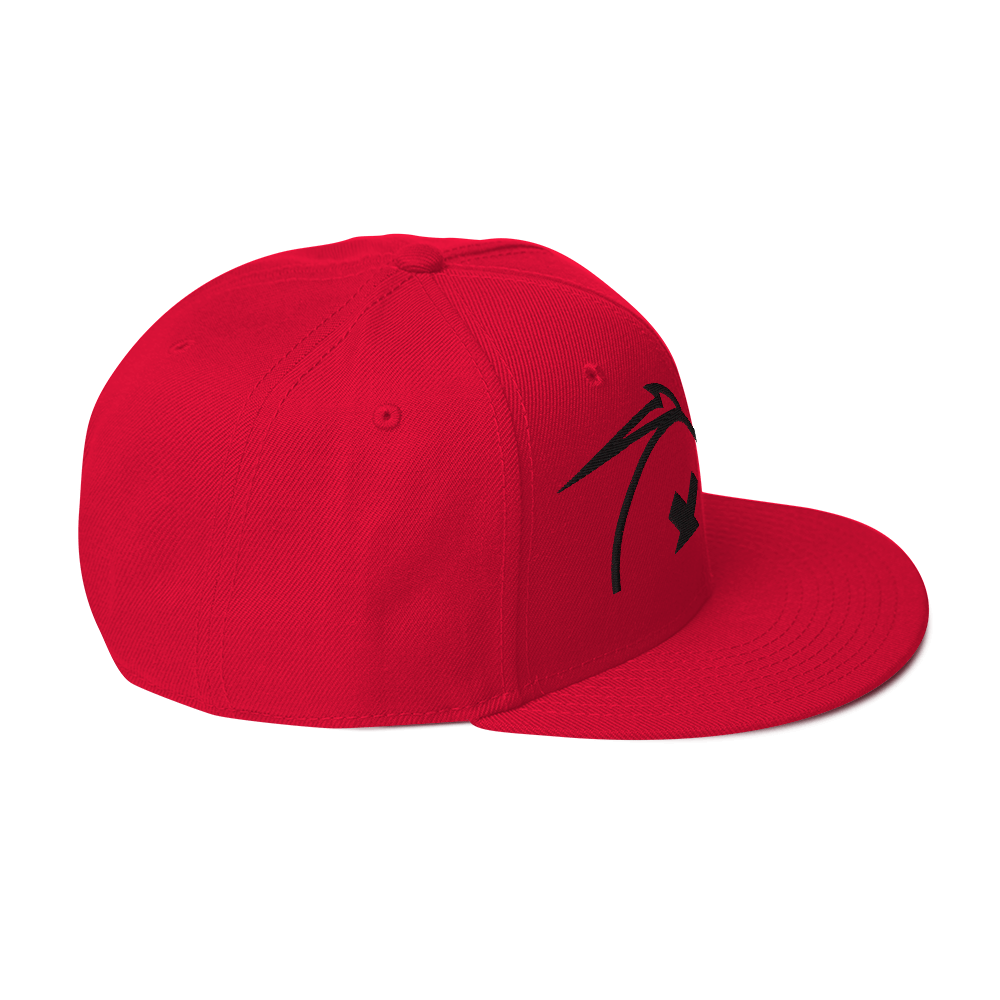Cappellino snapback (baseball) GUFETTO BRAND OCCHI NERI