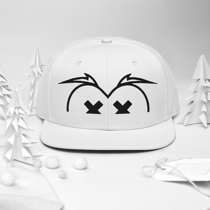 Cappellino snapback (baseball) GUFETTO BRAND OCCHI NERI