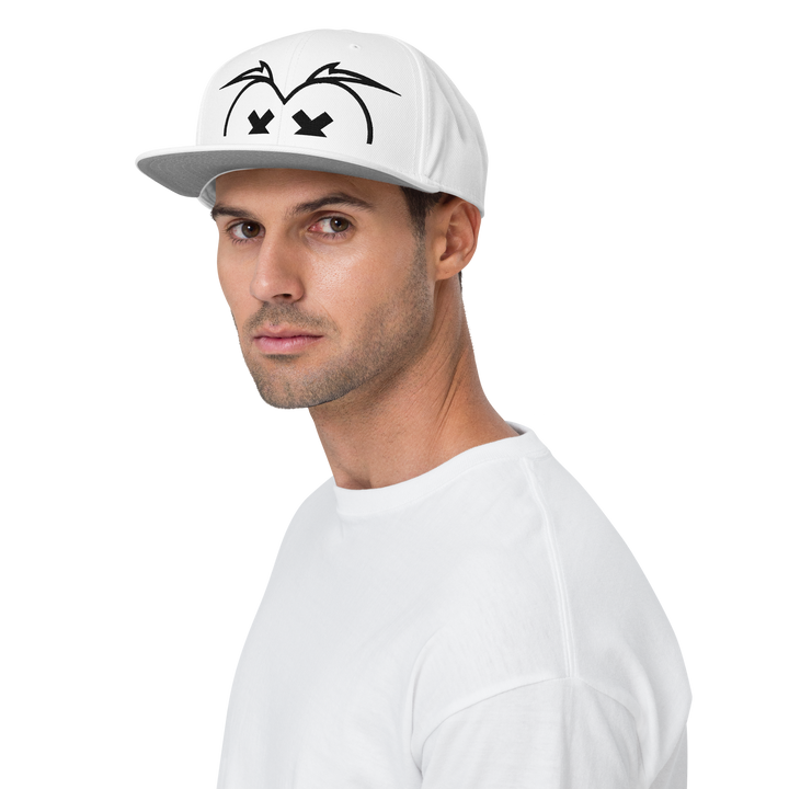 Cappellino snapback (baseball) GUFETTO BRAND OCCHI NERI