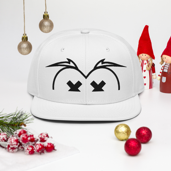 Cappellino snapback (baseball) GUFETTO BRAND OCCHI NERI