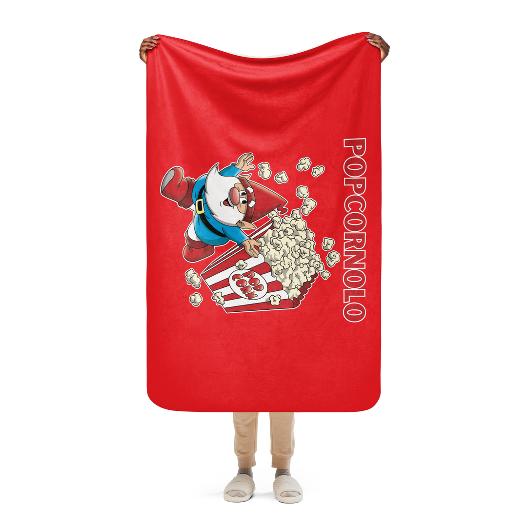 Coperta sherpa POPCORNOLO - Gufetto Brand 