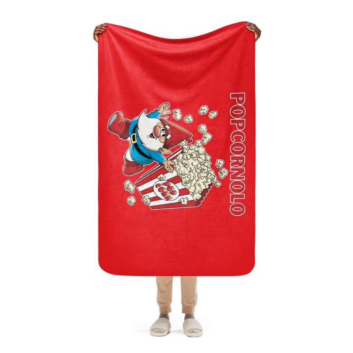 Coperta sherpa POPCORNOLO - Gufetto Brand 