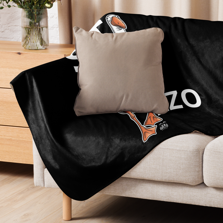 Coperta sherpa ST...ZZO NERA - Gufetto Brand 