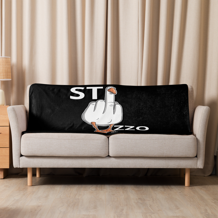Coperta sherpa ST...ZZO NERA - Gufetto Brand 
