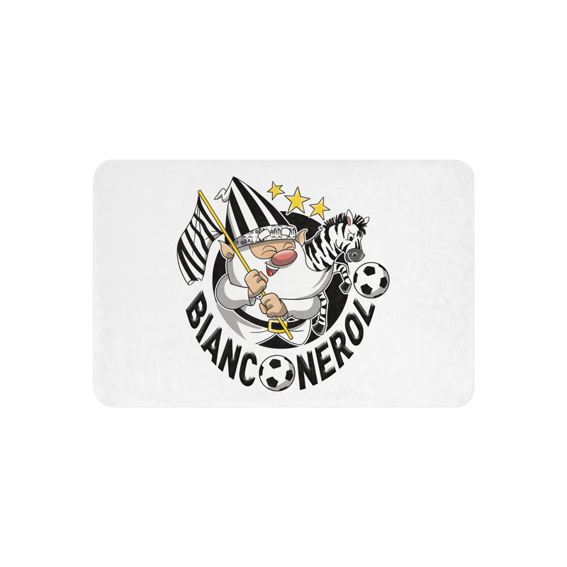 Coperta sherpa BIANCO NEROLO - Gufetto Brand 