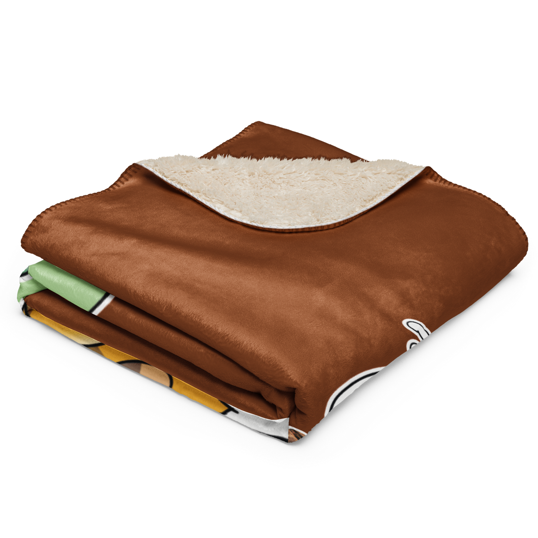 Coperta sherpa CAFFEOLA - Gufetto Brand 