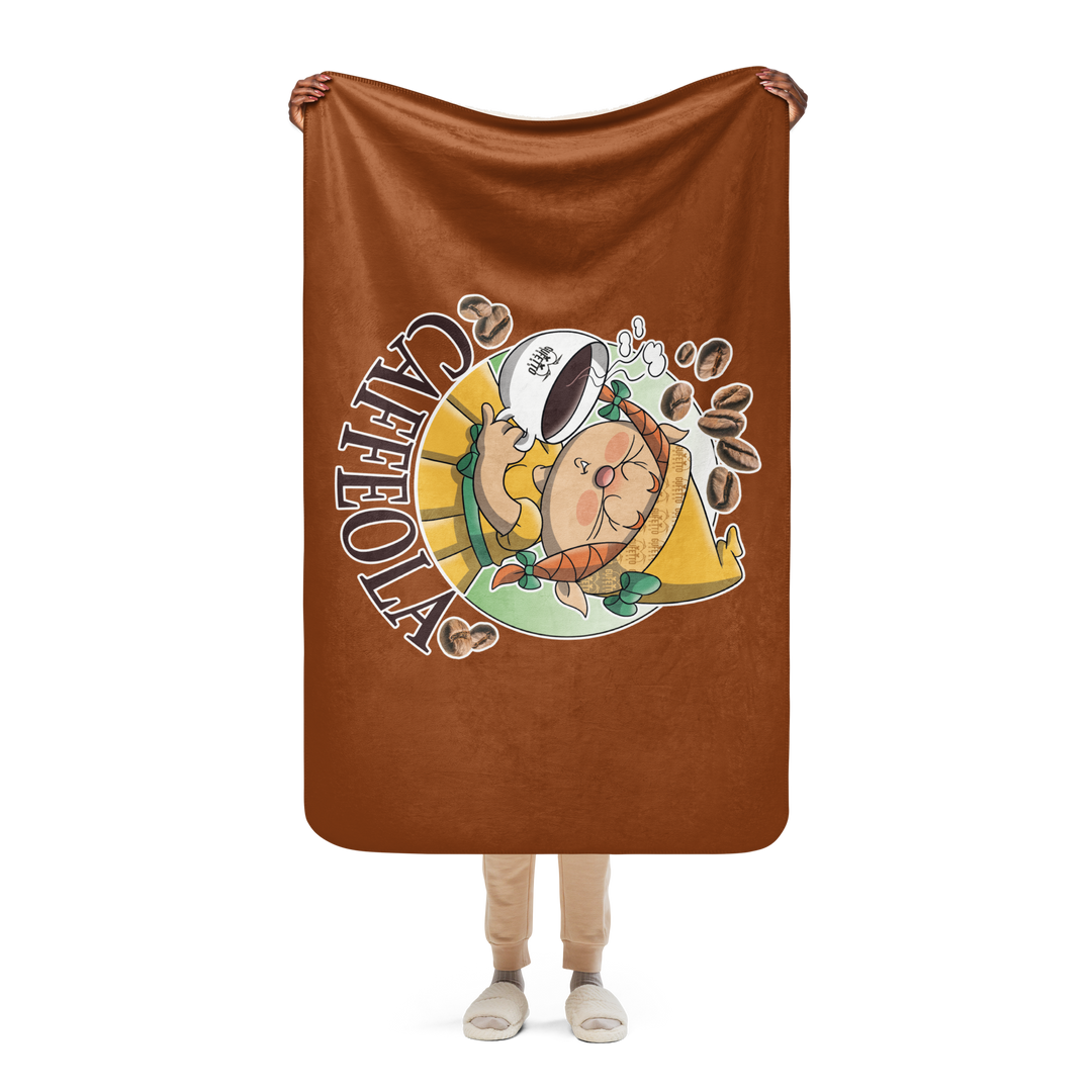 Coperta sherpa CAFFEOLA - Gufetto Brand 