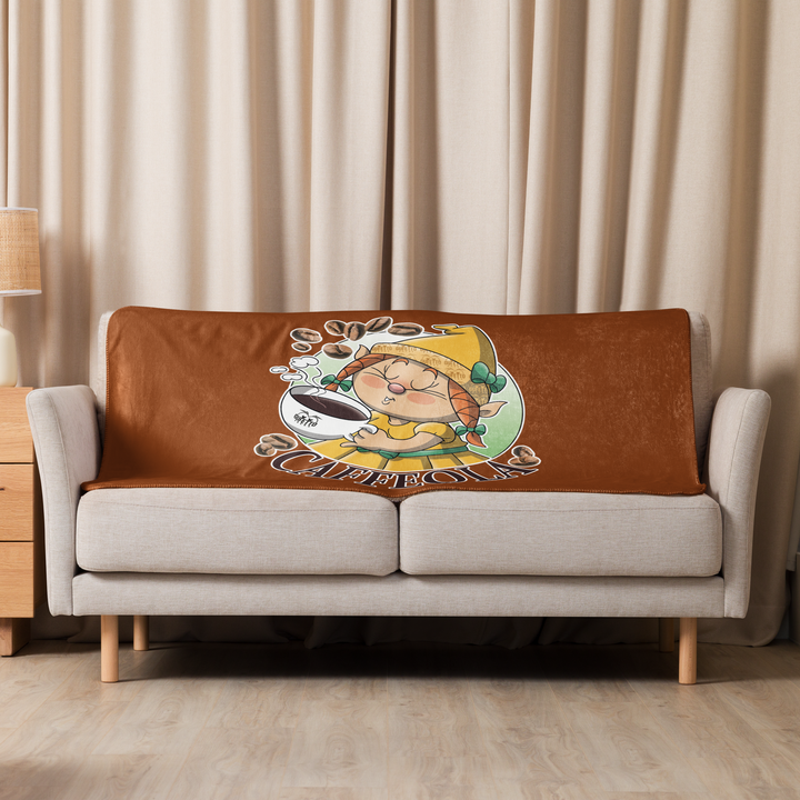 Coperta sherpa CAFFEOLA - Gufetto Brand 