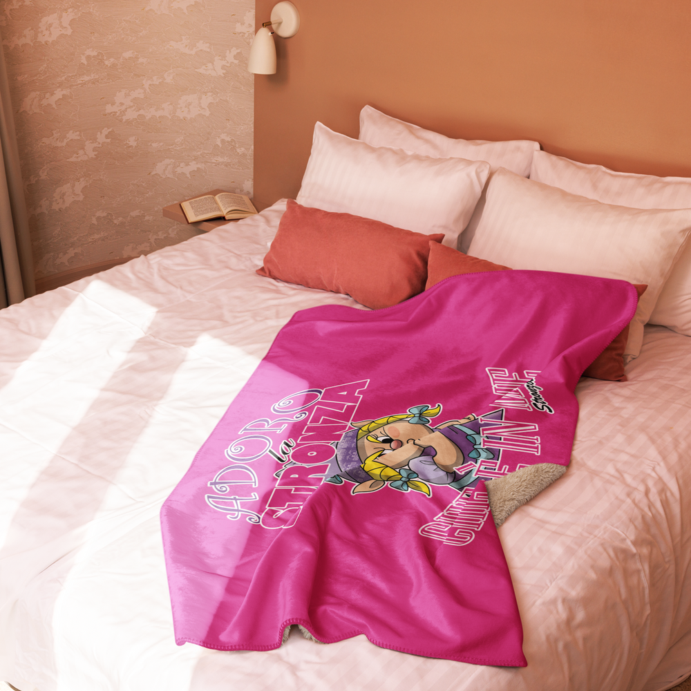Coperta sherpa STRONZOLA ADORO - Gufetto Brand 