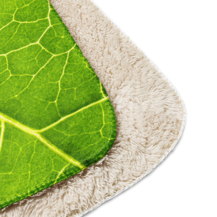 Coperta sherpa FOGLIA - Gufetto Brand 