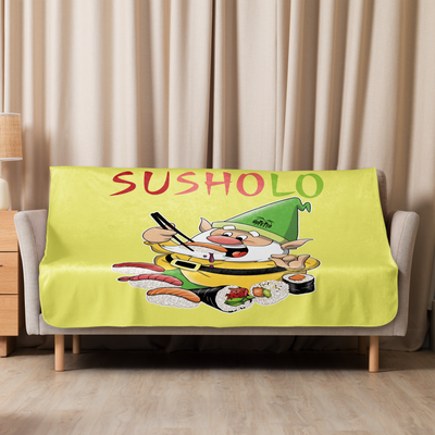 Coperta sherpa SUSHOLO - Gufetto Brand 