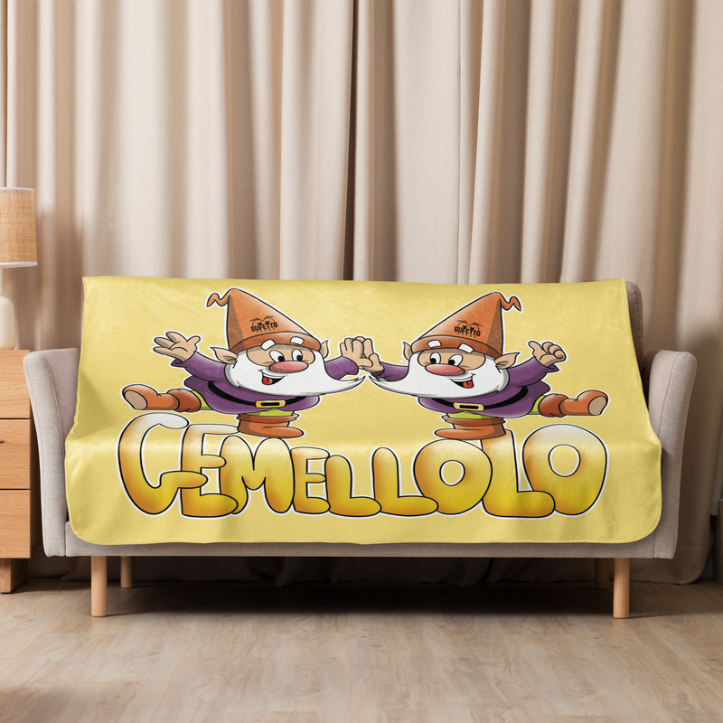 Coperta sherpa GEMELLOLO - Gufetto Brand 