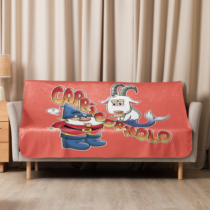 Coperta sherpa CAPRICORNOLO - Gufetto Brand 