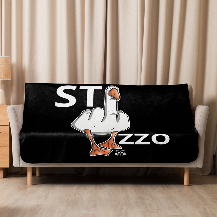 Coperta sherpa ST...ZZO NERA - Gufetto Brand 