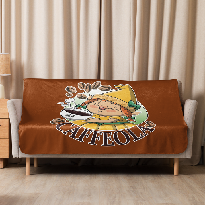 Coperta sherpa CAFFEOLA - Gufetto Brand 