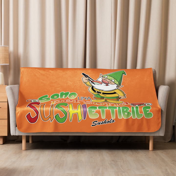 Coperta sherpa SUSHIETTIBILE - Gufetto Brand 