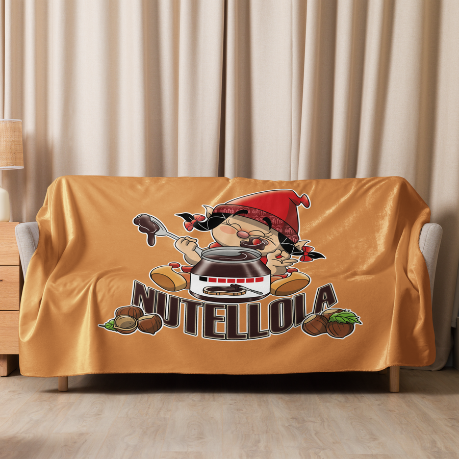 Coperta sherpa NUTELLOLA - Gufetto Brand 