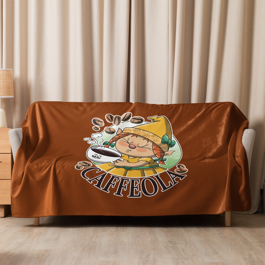 Coperta sherpa CAFFEOLA - Gufetto Brand 