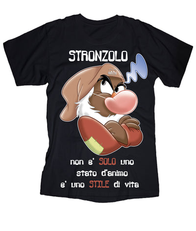 T-shirt NERA DONNA STRONZOLO Outlet - Gufetto Brand 