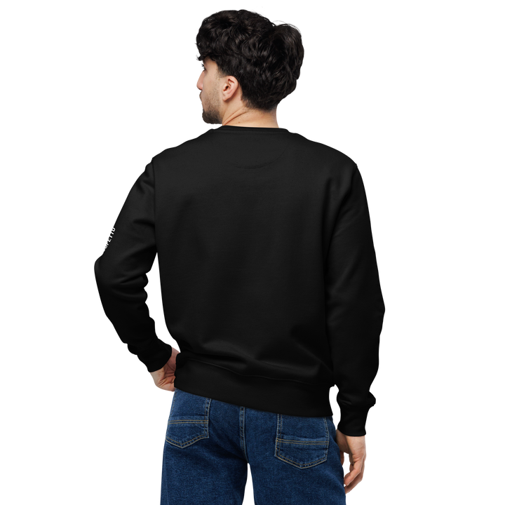 Felpa eco unisex GUFETTO 1 BIANCO OCCHI BIANCHI - Gufetto Brand 