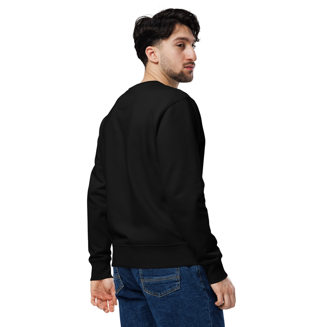 Felpa eco unisex GUFETTO 2 BIANCO OCCHI BIANCHI - Gufetto Brand 