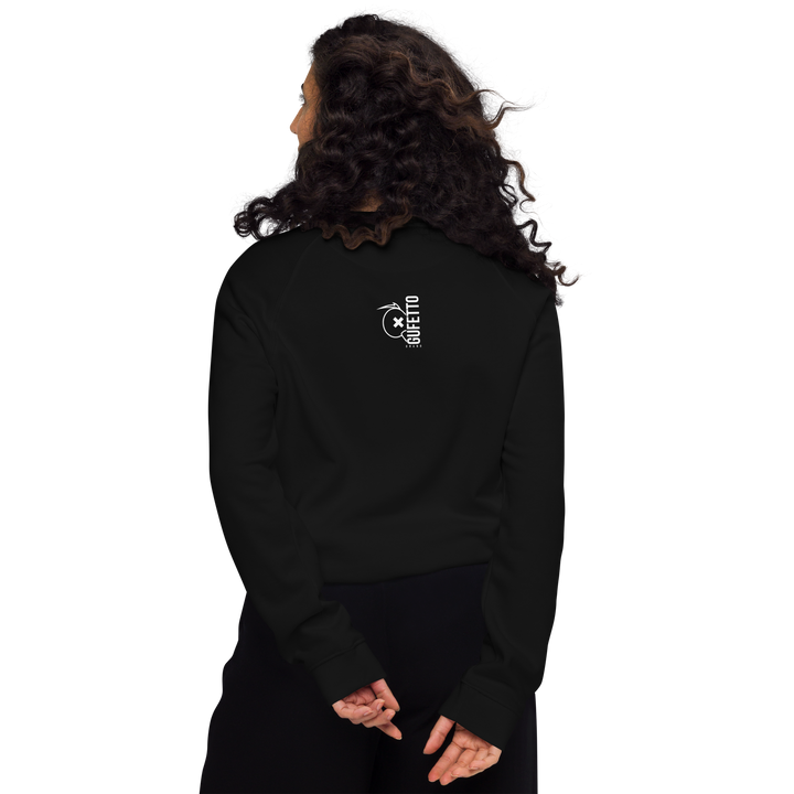 Felpa raglan in tessuto organico unisex SKULL DARK - Gufetto Brand 