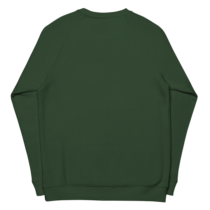 Felpa raglan in tessuto organico unisex GUFETTO OCCHI BIANCHI - Gufetto Brand 