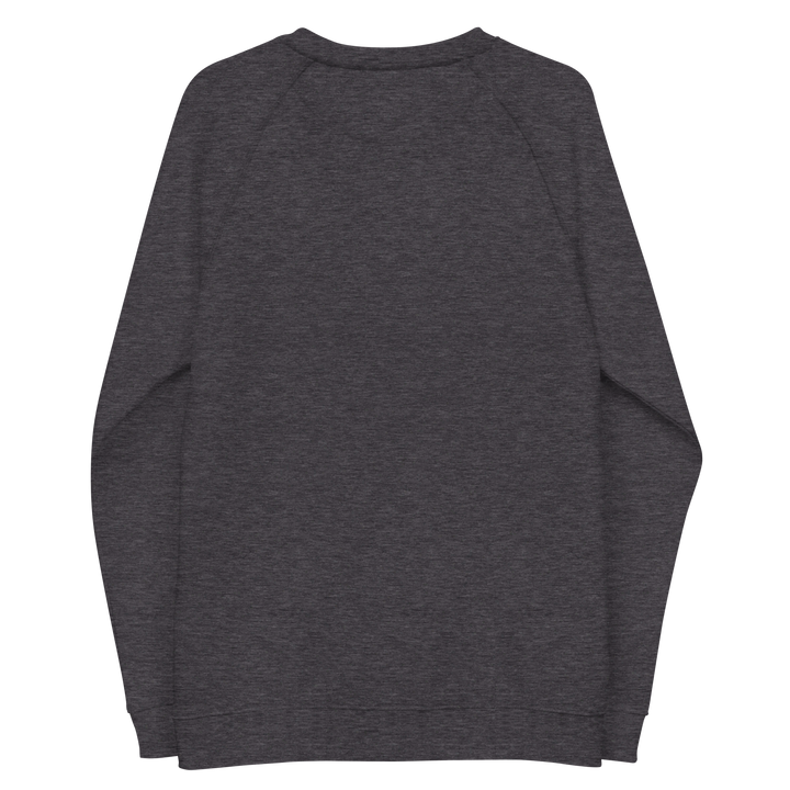 Felpa raglan in tessuto organico unisex GUFETTO OCCHI BIANCHI - Gufetto Brand 