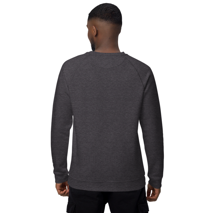 Felpa raglan in tessuto organico unisex GUFETTO OCCHI BIANCHI - Gufetto Brand 