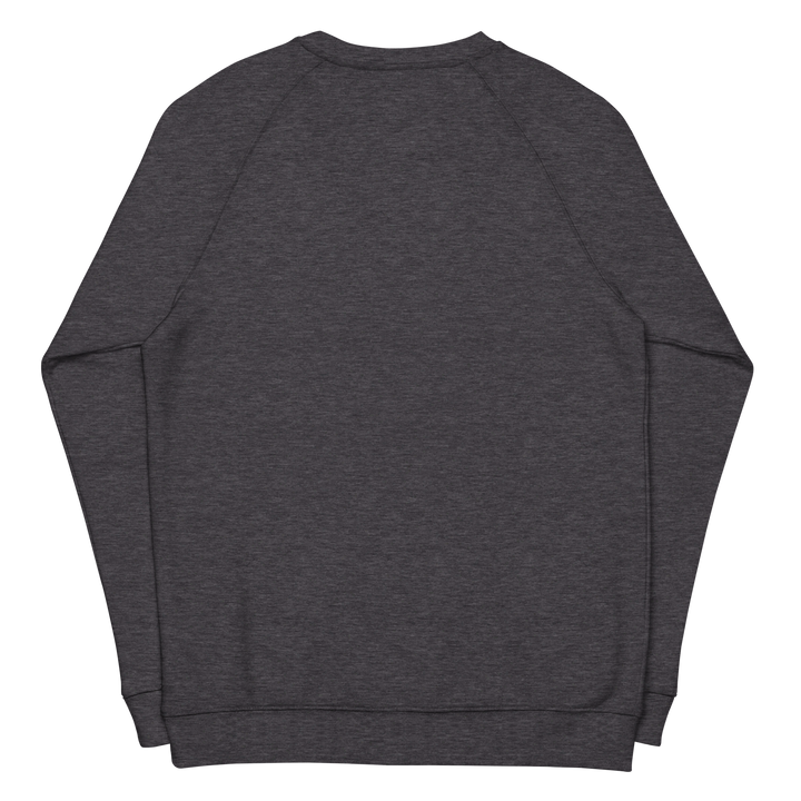 Felpa raglan in tessuto organico unisex GUFETTO OCCHI BIANCHI - Gufetto Brand 