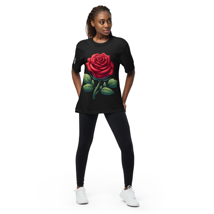 T-shirt girocollo performance unisex ROSE 3 - Gufetto Brand 