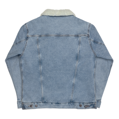 Giacca di jeans sherpa unisex Gufetto Brand - Gufetto Brand 