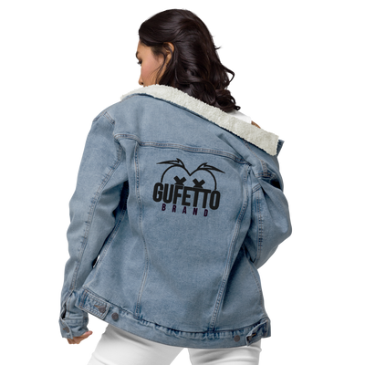 Giacca di jeans sherpa unisex Gufetto Brand - Gufetto Brand 