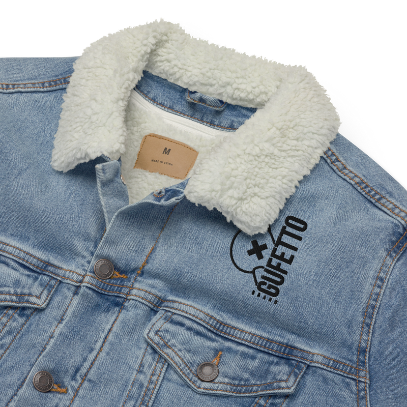 Giacca di jeans sherpa unisex Gufetto Brand - Gufetto Brand 