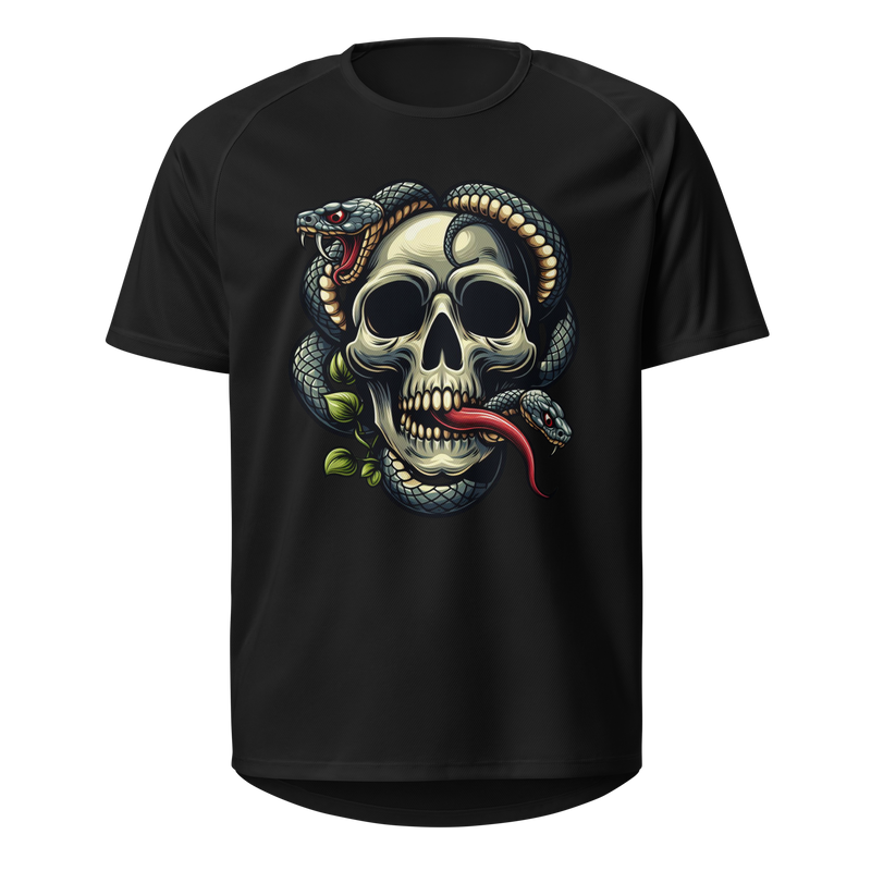 Maglietta sportiva unisex Skull Snake - Gufetto Brand 