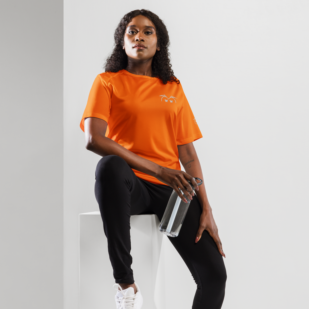 Maglietta sportiva unisex GUFETTO OCCHI BIANCHI - Gufetto Brand 