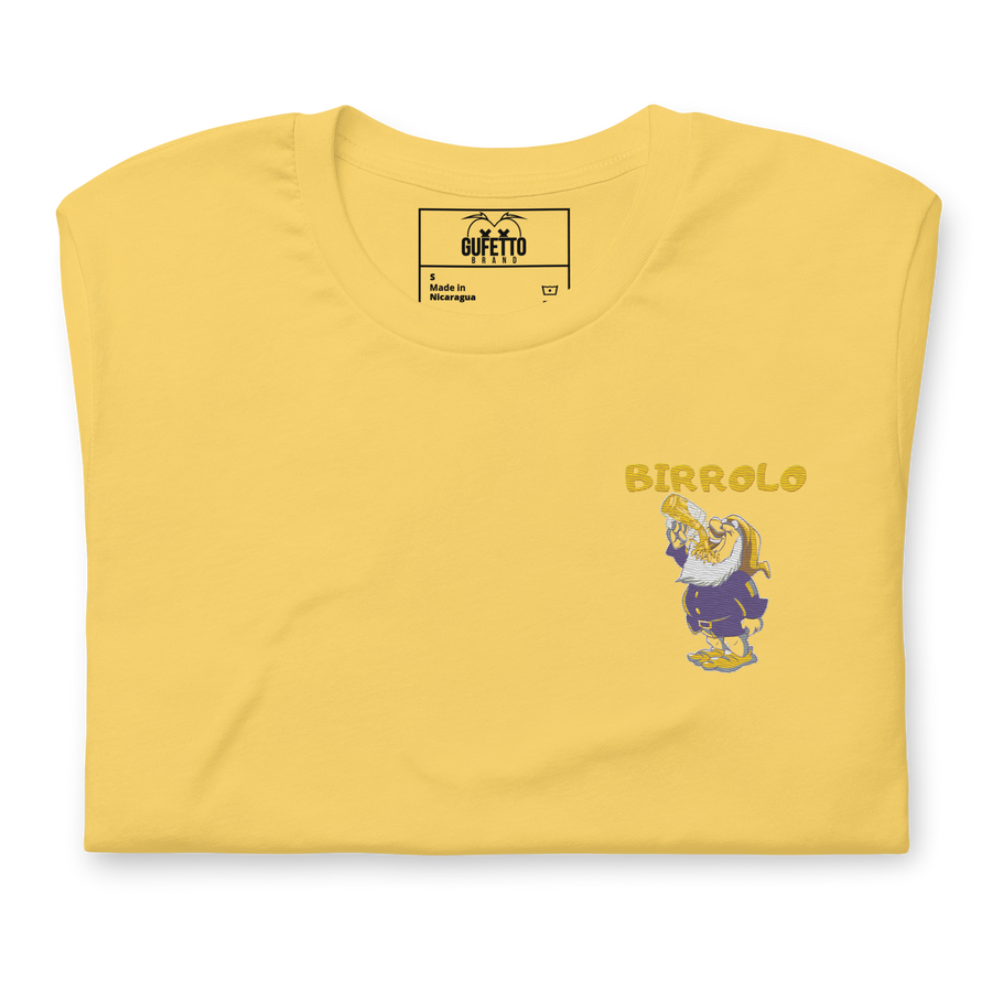 Maglietta Uomo/Donna Ricamata Birrolo - Gufetto Brand 