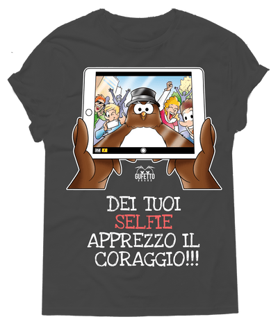 T-shirt Donna SELFIE - Gufetto Brand 