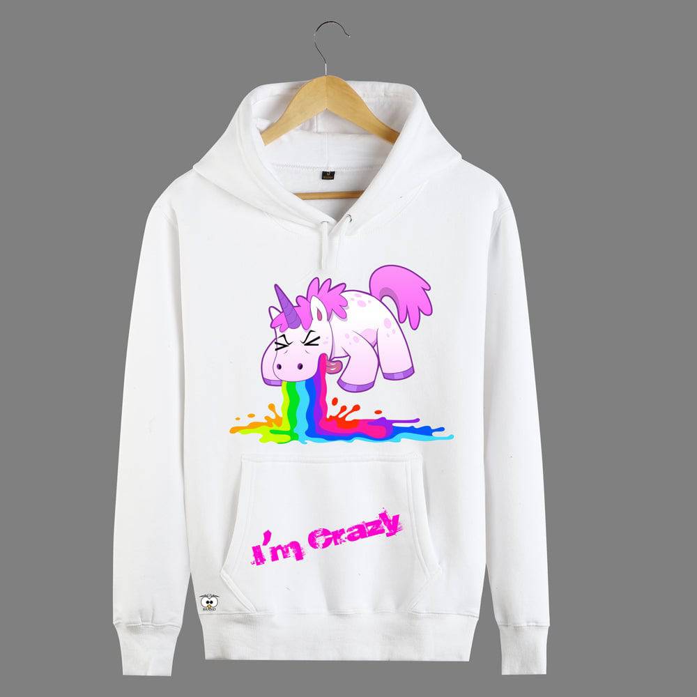 Felpa  Uomo I'm Crazy - Gufetto Brand 