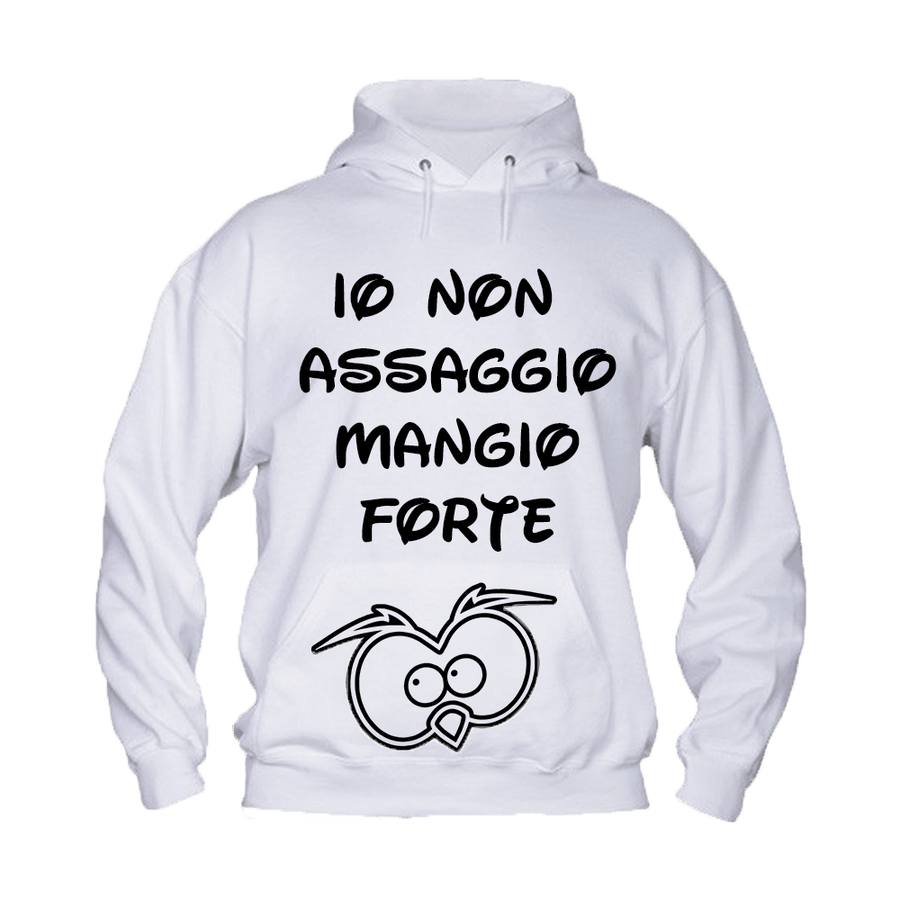 Felpa Uomo ( Io Non Assaggio ) - Gufetto Brand 