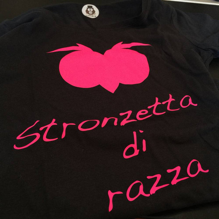 T-shirt Stronzetta di Razza Fluo Edition - Gufetto Brand 
