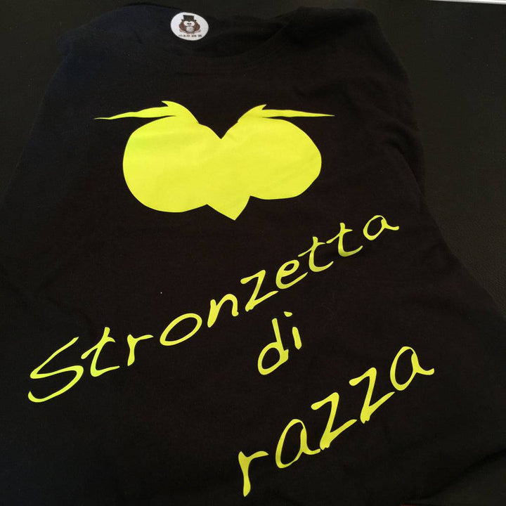 T-shirt Stronzetta di Razza Fluo Edition - Gufetto Brand 