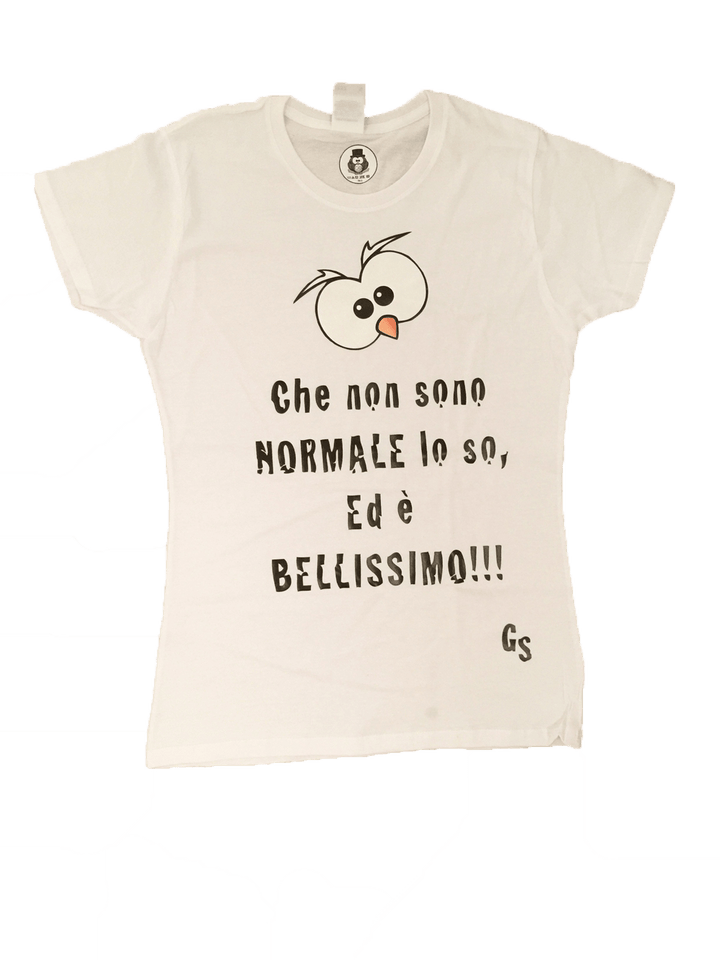 T-shirt Donna ( Che non sono Normale... ) - Gufetto Brand 