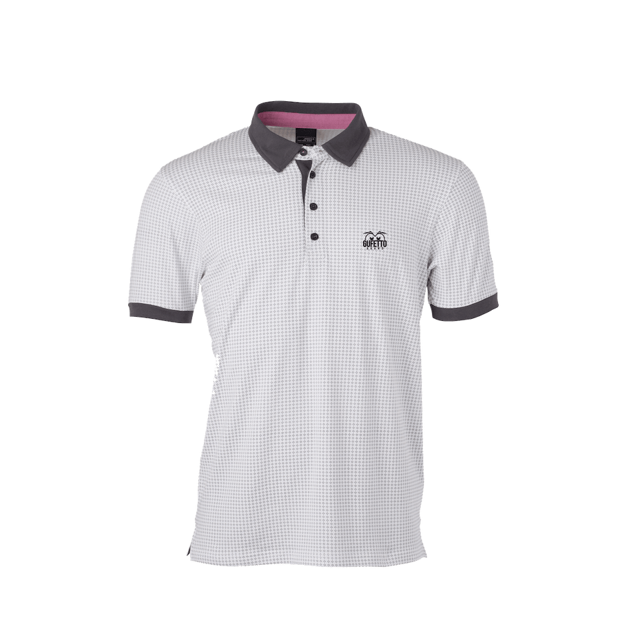 Polo Uomo  Bianca nera Gufetto Brand - Gufetto Brand 