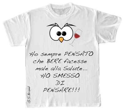 T-shirt Donna ( Ho sempre Pensato... ) - Gufetto Brand 