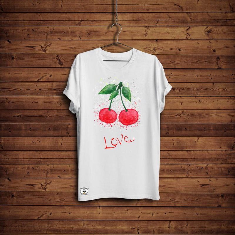 T-shirt Donna Love Cherries - Gufetto Brand 