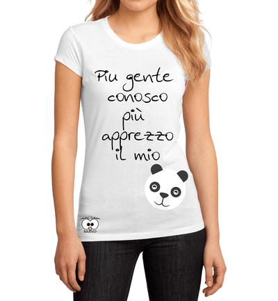 T-shirt Donna Panda - Gufetto Brand 